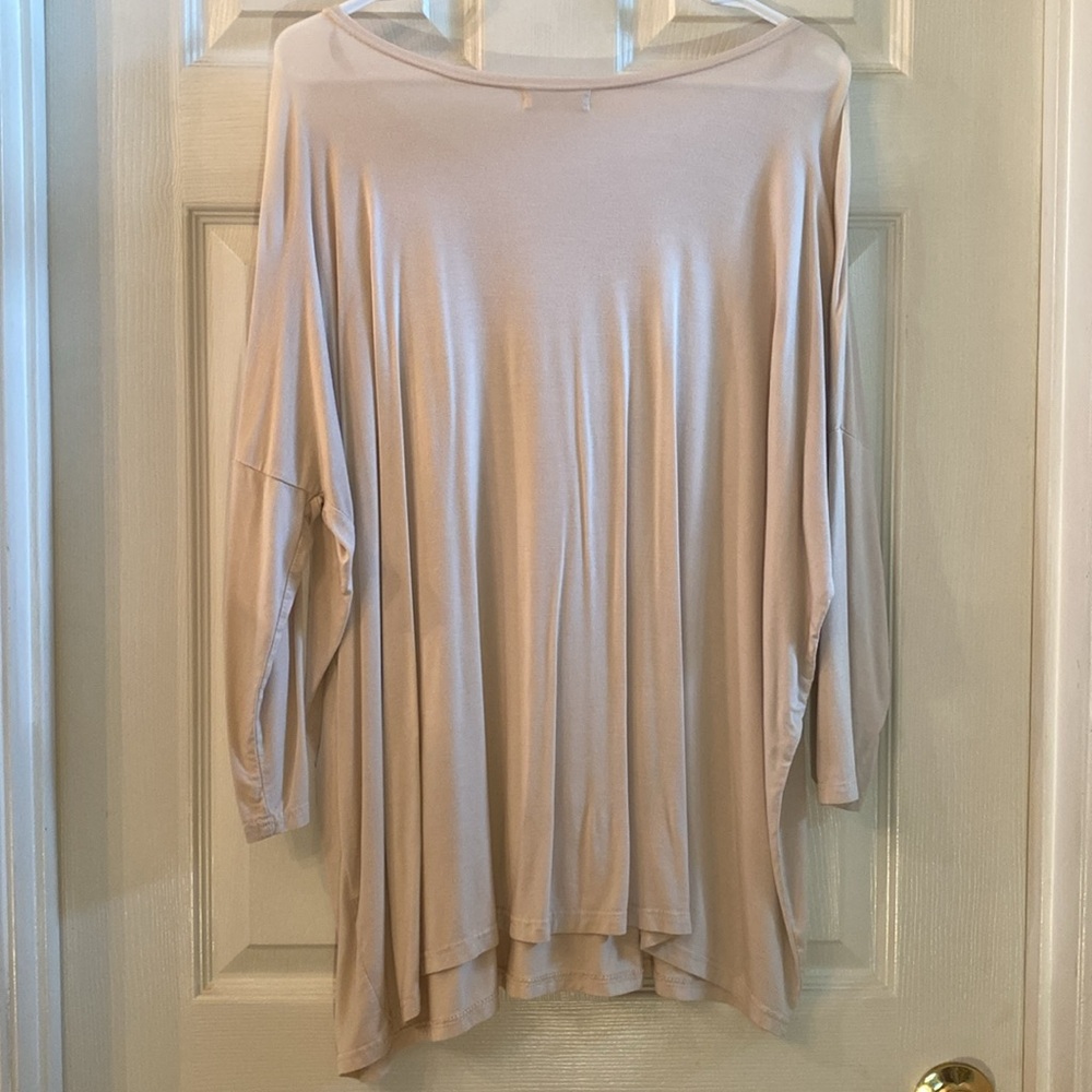 Piko 1988 Women's Beige Oversized Tunic Top - Picture 5 of 7